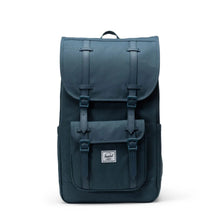 Load image into Gallery viewer, Front panel view of the Orion Blue backpack.
