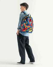 Load image into Gallery viewer, The backpack shown on a model's shoulder
