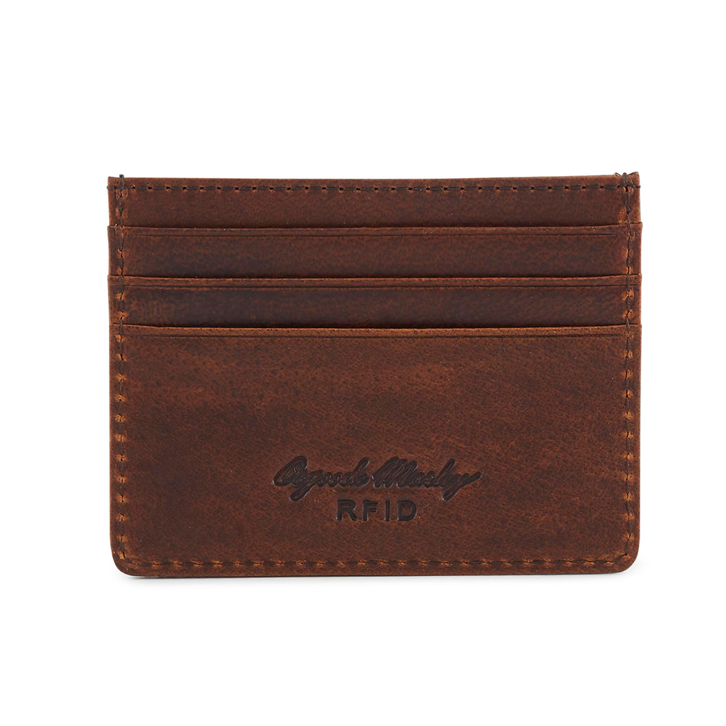 RFID ID Card Stack Distressed Leather