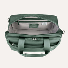 Load image into Gallery viewer, Top panel view of the bag showing the interior. 
