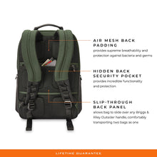 Load image into Gallery viewer, HTA Medium Widemouth Olive Backpack
