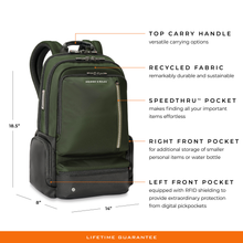 Load image into Gallery viewer, HTA Large Cargo Olive Backpack

