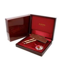 Load image into Gallery viewer, Arrangement of the set with the included presentation box, sand container, documents, and outer sleeve. Placed on a white background.
