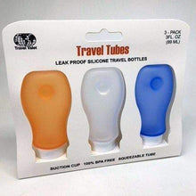 Load image into Gallery viewer, Travel Tubes - Leak Proof Silicone Travel Bottles - 3 Pack | 3FL oz. bottles
