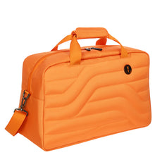 Load image into Gallery viewer, Angled view of the duffle on a white background. It features a set of handles at the top, and a removable shoulder strap.
