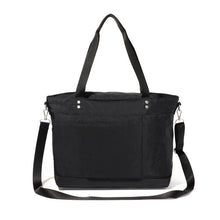 Load image into Gallery viewer, Back view of the bag on a white background. 
