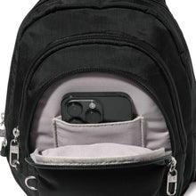 Load image into Gallery viewer, Close up to the scratch-resistant compartment. A phone is placed inside. 
