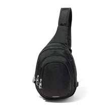 Load image into Gallery viewer, Front view of the Black bag on a white background. 
