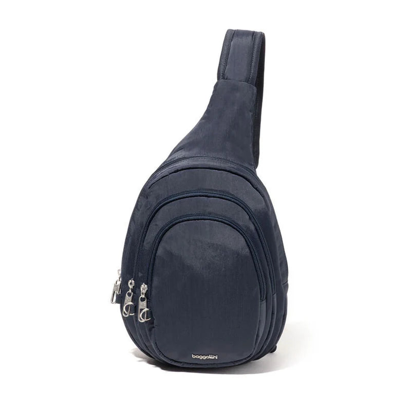 Front view of the Navy bag on a white background. 