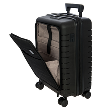 Load image into Gallery viewer, Ulisse B/Y Black Expandable Carry-On w/Pocket
