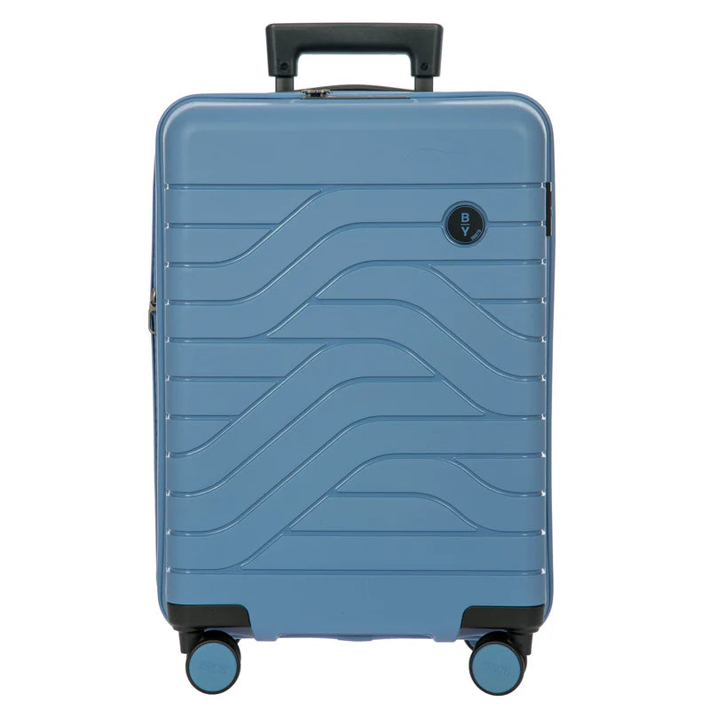 B/Y Ulisse Expandable Carry-On Spinner - Grey Blue