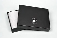 Load image into Gallery viewer, Sierra Italian Leather Money Clip Wallet - Black - Packaging
