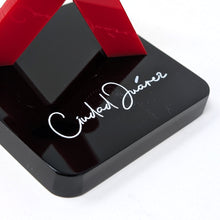 Load image into Gallery viewer, Close up to the white &#39;Ciudad Juarez&#39; hand-written font text print.
