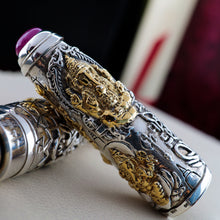 Load image into Gallery viewer, Caran d&#39;Ache Limited Edition Ganesh Fountain Pen Cap Close Up
