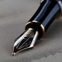 Load image into Gallery viewer, Caran d&#39;Ache Limited Edition Ganesh Fountain Pen Nib Close Up (Medium) bi-colored
