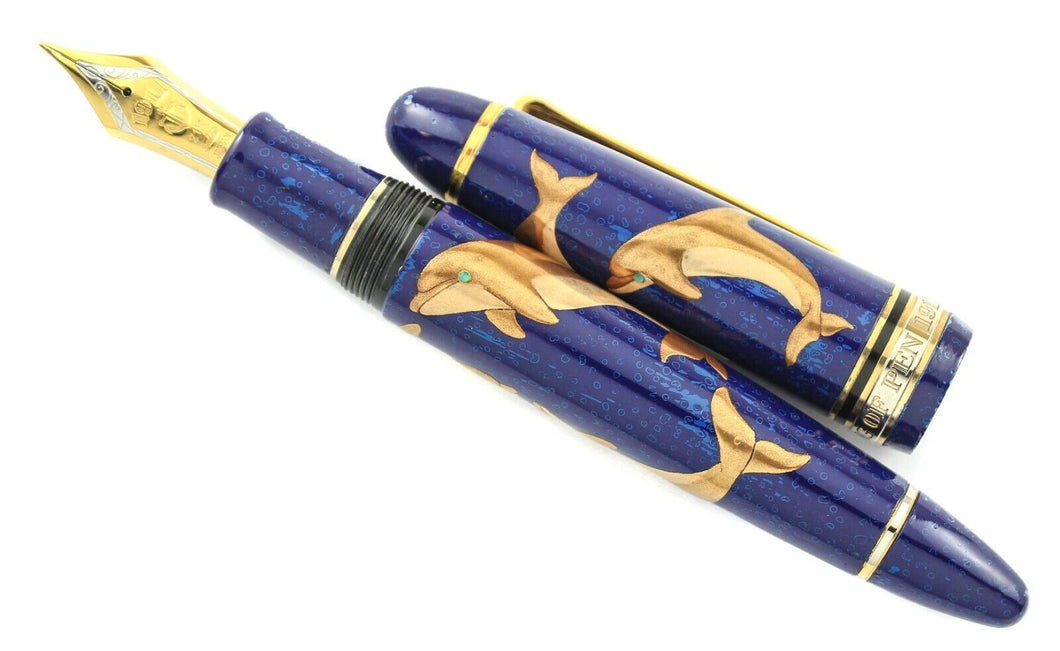 Classic Pens/ Sailor KOP LS8 Iruka Dolphin Fountain Pen - Artist Proof