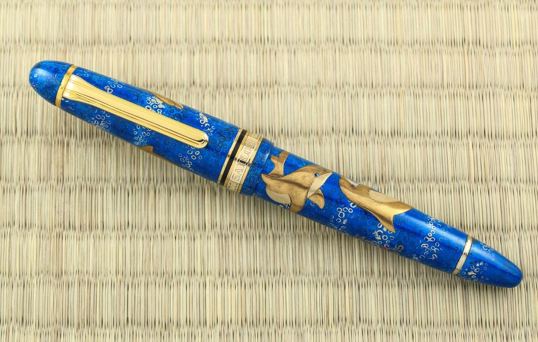 Classic Pens/ Sailor KOP LS9 Dancing Dolphins Fountain Pen - Artist Proof