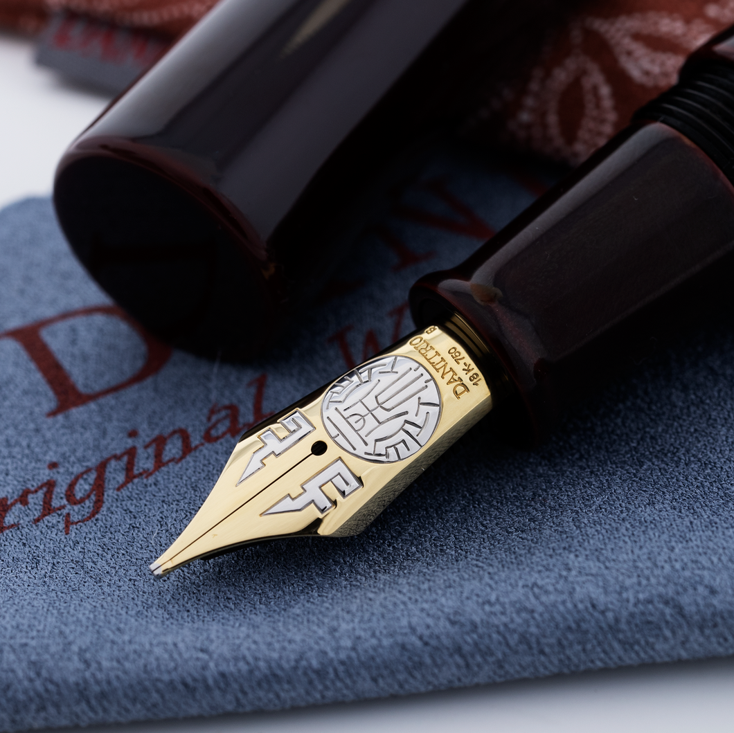 Danitrio - TA-21 Tamenuri Fountain Pen (Dark Cherry color)