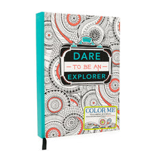Load image into Gallery viewer, Dare to be an Explorer journal front cover
