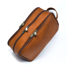 Load image into Gallery viewer, Leather Organizer Travel Kit
