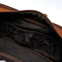 Load image into Gallery viewer, Leather Organizer Travel Kit
