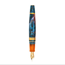 Load image into Gallery viewer, Front view of the fountain pen without the cap. 
