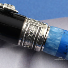 Load image into Gallery viewer, Delta Israel&#39;s 60th Anniversary Sterling Silver Rollerball Pen
