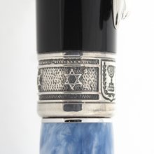 Load image into Gallery viewer, Delta Israel&#39;s 60th Anniversary Sterling Silver Rollerball Pen
