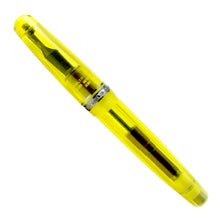 Load image into Gallery viewer, Back view of the fountain pen with the cap on. 
