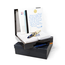 Load image into Gallery viewer, Dragon Jules Verne Solid 18K Gold Squid Limited Edition Fountain Pen w/ Rubies Packaging
