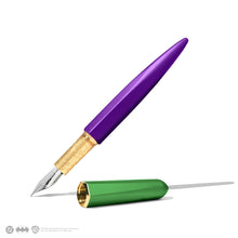 Load image into Gallery viewer, Ferris Press Wheel - The Joker Marquise Fountain Pen and 38ml Ink Set
