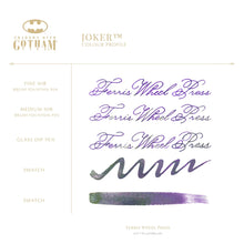 Load image into Gallery viewer, Ferris Press Wheel - Shadows over Gotham City | The Joker Ink 38 ml Ink
