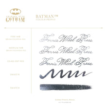 Load image into Gallery viewer, Ferris Press Wheel - Shadows over Gotham City | Batman Signature 38mL Ink
