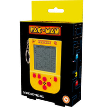 Load image into Gallery viewer, The Pac-Mangame keyring packaging. 
