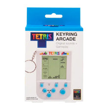 Load image into Gallery viewer, Tetris keyring arcade packaging. 
