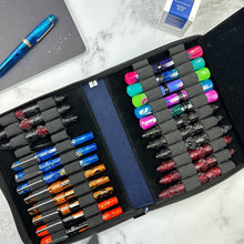 Load image into Gallery viewer, Girologio Denim 24 Zip Pen Case
