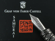 Load image into Gallery viewer, Graf von Faber Castell Pen Of The Year 2019 Samurai PVD Fountain Pen
