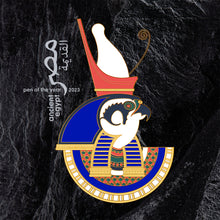 Load image into Gallery viewer, Ancient Egyptian Bird design for the Pen for the pen of the year logo. 
