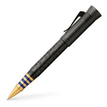 Load image into Gallery viewer, Side view of the Egypt rollerball pen with the cap posted.
