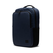 Load image into Gallery viewer, Angled front view of the Mood indigo Kaslo backpack. 
