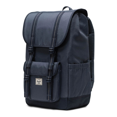 Front angled view of the backpack. 