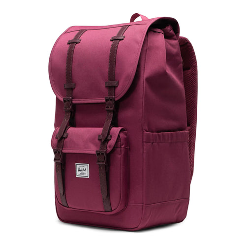 Front angled view of the backpack.