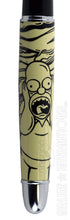 Load image into Gallery viewer, A close up to the barrel of the pen, featuring Homer Simpson.
