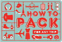 Load image into Gallery viewer, How to Pack for any trip book by lonely planet book cover 
