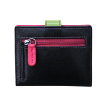 Load image into Gallery viewer, Back view of the black brite wallet.

