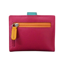 Load image into Gallery viewer, Back view of the palm beach wallet. 
