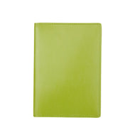 The Leather Passport cover in pear green