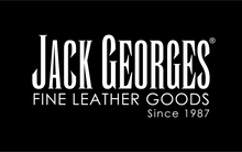 Load image into Gallery viewer, Jack Georges Logo with text, Fine Leather Goods since 1987
