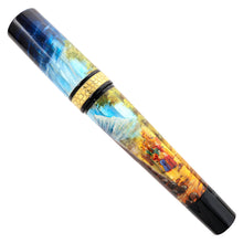 Load image into Gallery viewer, Side view of the fountain pen with the cap on.
