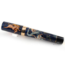 Load image into Gallery viewer, Side view of the fountain pen with the cap on.
